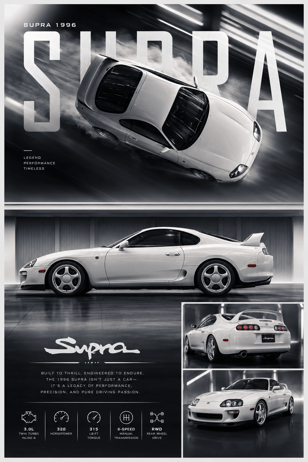 Ultra-Premium Car Editorial Poster Generator | Luxury Car Advertisement Template